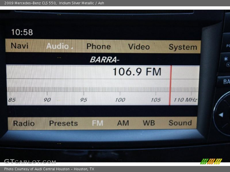 Iridium Silver Metallic / Ash 2009 Mercedes-Benz CLS 550