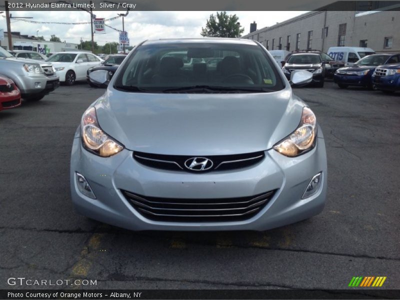 Silver / Gray 2012 Hyundai Elantra Limited