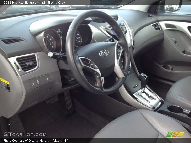 Silver / Gray 2012 Hyundai Elantra Limited