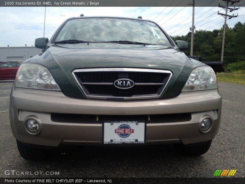 Ivy Green Metallic / Beige 2005 Kia Sorento EX 4WD