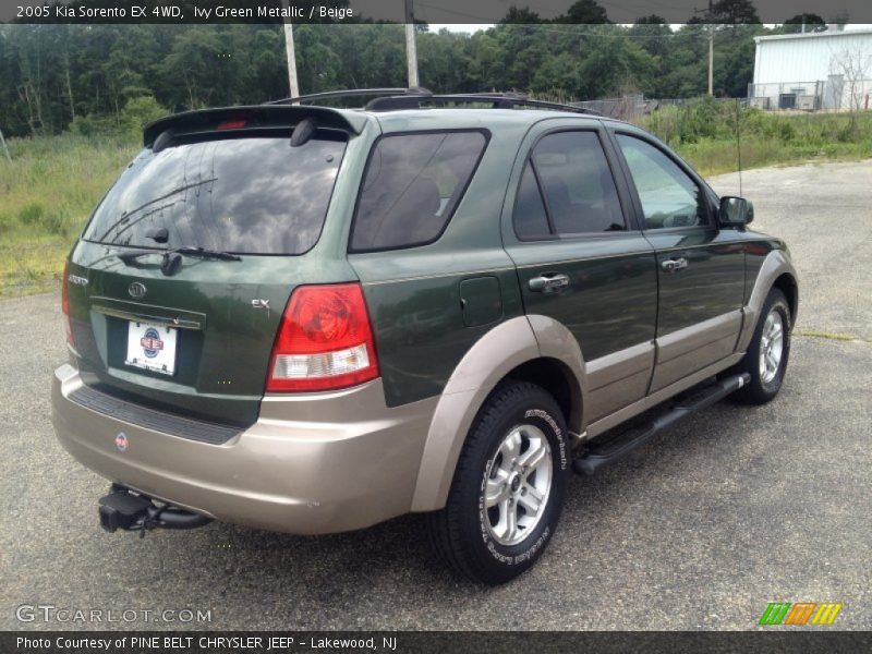 Ivy Green Metallic / Beige 2005 Kia Sorento EX 4WD