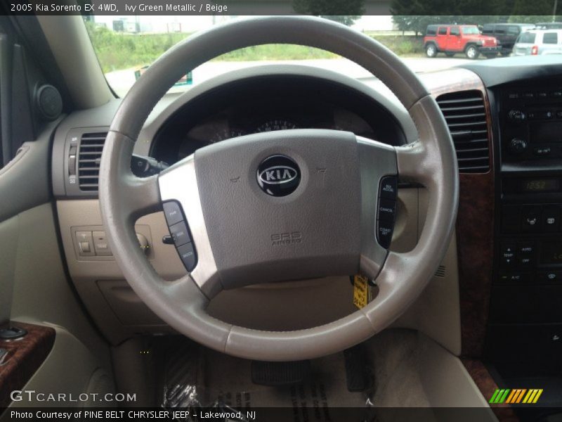 Ivy Green Metallic / Beige 2005 Kia Sorento EX 4WD