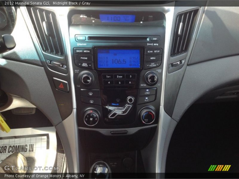 Midnight Black / Gray 2012 Hyundai Sonata GLS