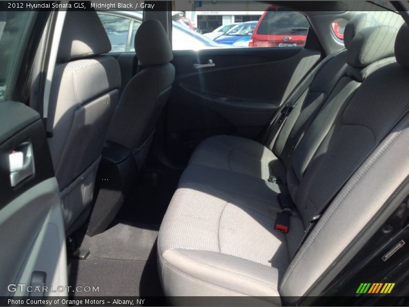Midnight Black / Gray 2012 Hyundai Sonata GLS