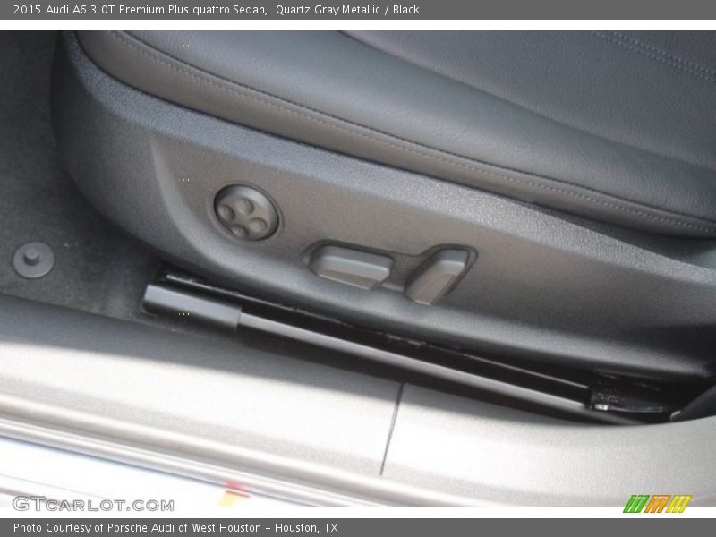 Quartz Gray Metallic / Black 2015 Audi A6 3.0T Premium Plus quattro Sedan