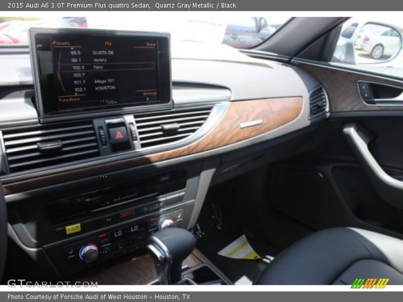 Quartz Gray Metallic / Black 2015 Audi A6 3.0T Premium Plus quattro Sedan