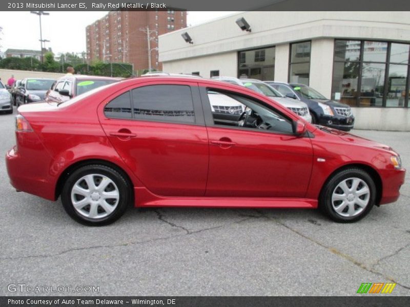 Rally Red Metallic / Black 2013 Mitsubishi Lancer ES