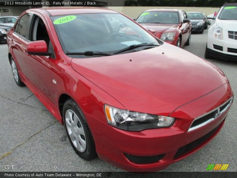 Front 3/4 View of 2013 Lancer ES