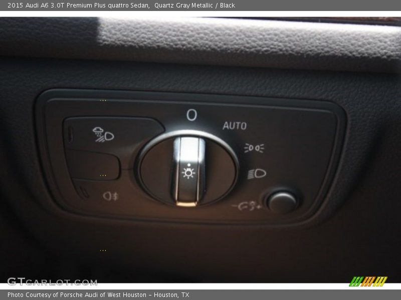 Quartz Gray Metallic / Black 2015 Audi A6 3.0T Premium Plus quattro Sedan