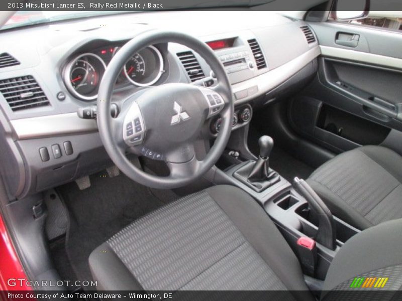 Black Interior - 2013 Lancer ES 
