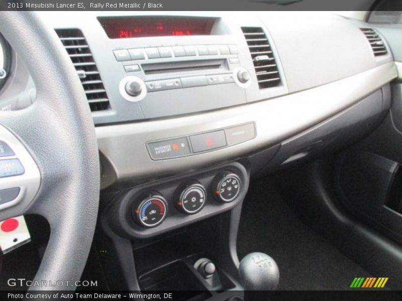 Rally Red Metallic / Black 2013 Mitsubishi Lancer ES