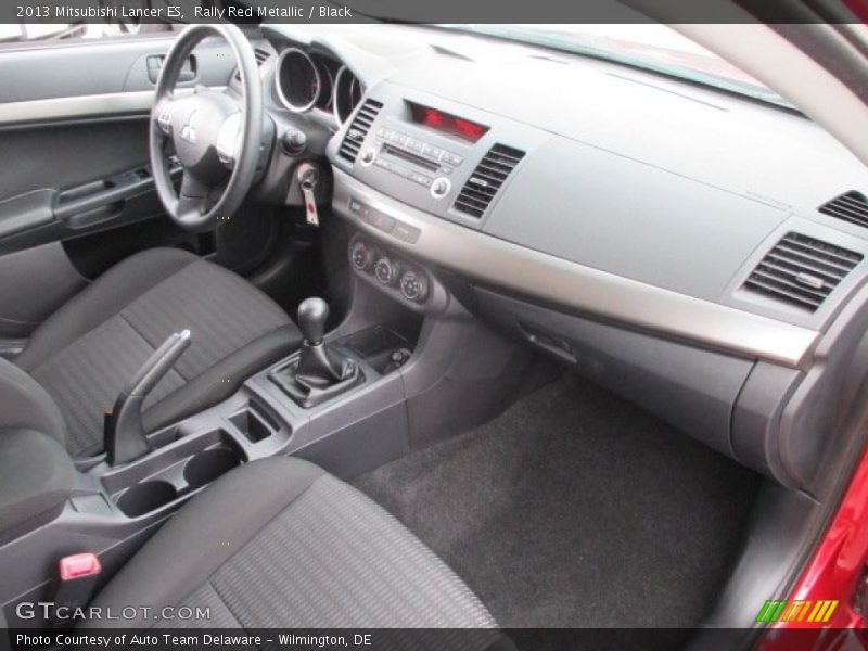 Rally Red Metallic / Black 2013 Mitsubishi Lancer ES