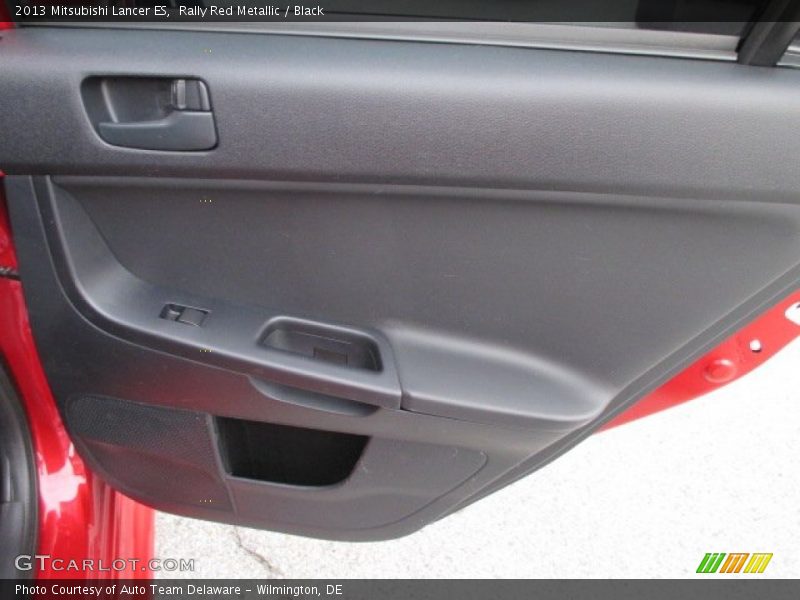 Rally Red Metallic / Black 2013 Mitsubishi Lancer ES