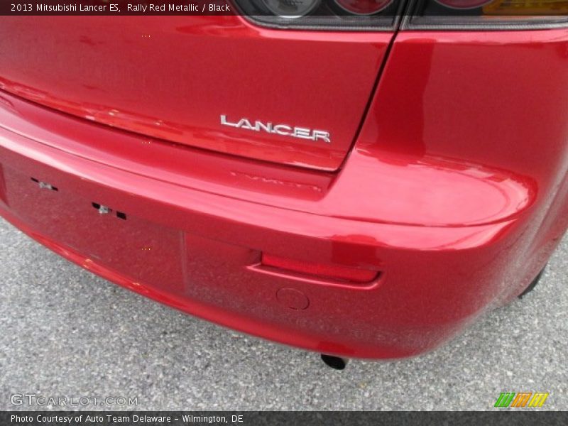 Rally Red Metallic / Black 2013 Mitsubishi Lancer ES