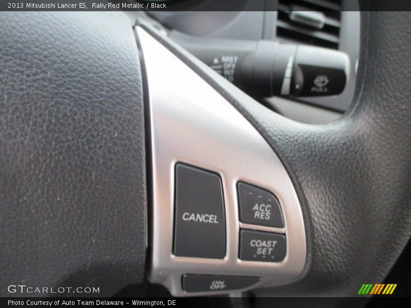 Rally Red Metallic / Black 2013 Mitsubishi Lancer ES