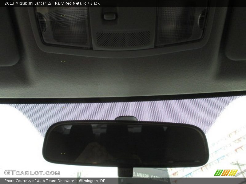 Rally Red Metallic / Black 2013 Mitsubishi Lancer ES