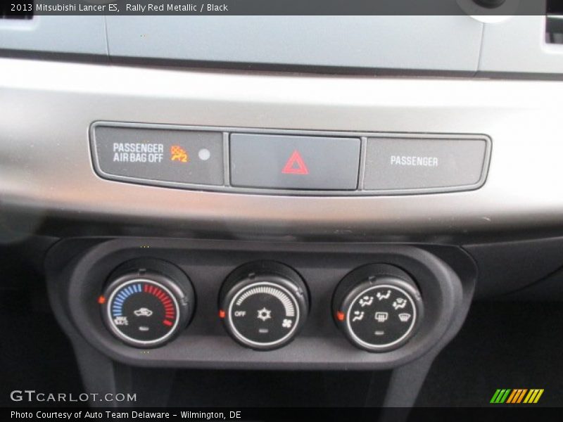 Rally Red Metallic / Black 2013 Mitsubishi Lancer ES