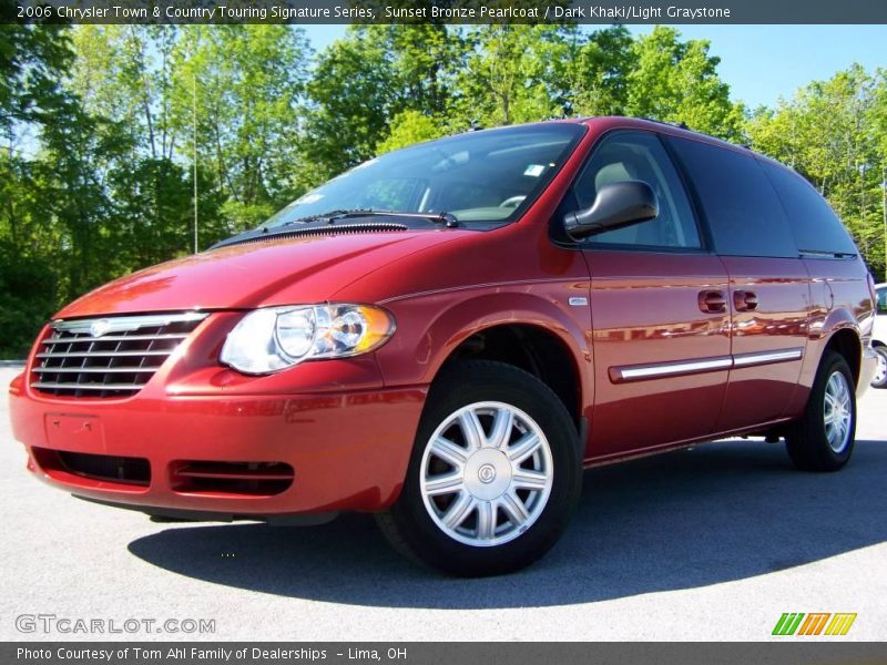 Sunset Bronze Pearlcoat / Dark Khaki/Light Graystone 2006 Chrysler Town & Country Touring Signature Series