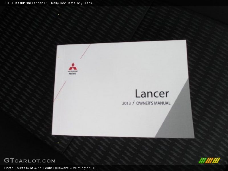 Rally Red Metallic / Black 2013 Mitsubishi Lancer ES