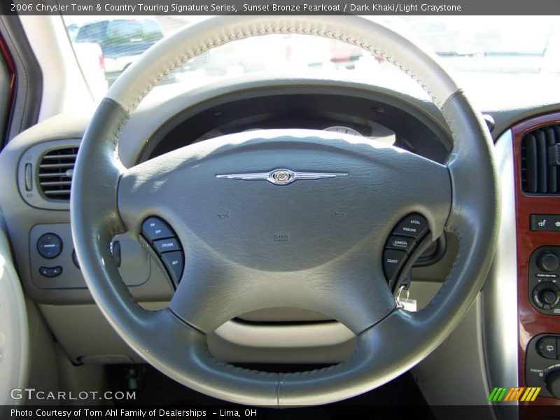 Sunset Bronze Pearlcoat / Dark Khaki/Light Graystone 2006 Chrysler Town & Country Touring Signature Series