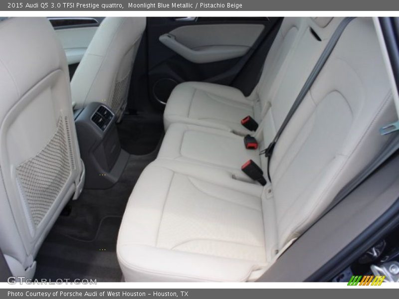 Moonlight Blue Metallic / Pistachio Beige 2015 Audi Q5 3.0 TFSI Prestige quattro