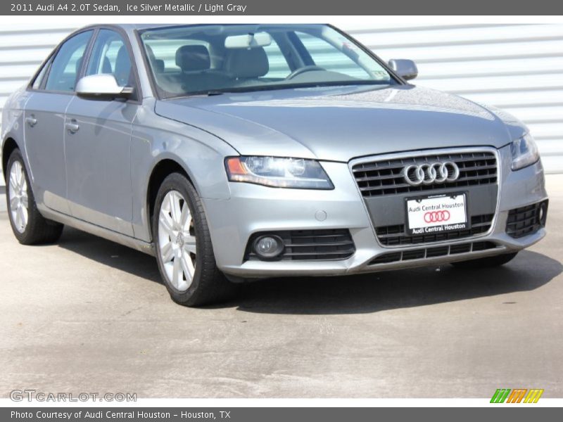 Ice Silver Metallic / Light Gray 2011 Audi A4 2.0T Sedan