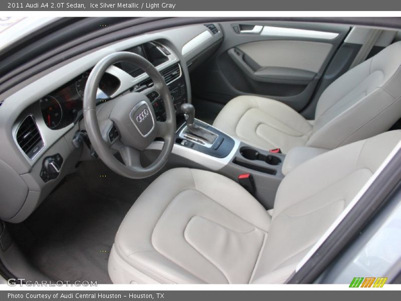 Ice Silver Metallic / Light Gray 2011 Audi A4 2.0T Sedan