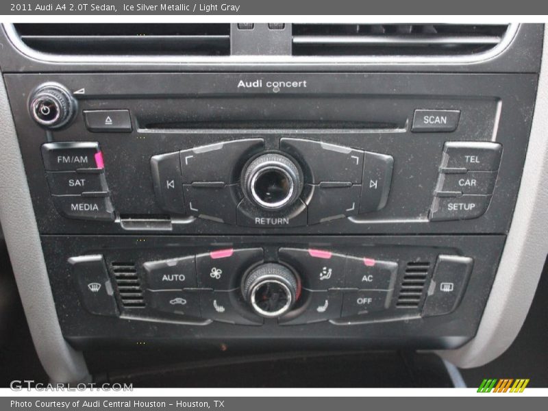 Ice Silver Metallic / Light Gray 2011 Audi A4 2.0T Sedan