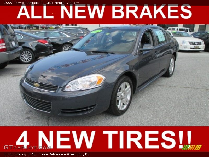 Slate Metallic / Ebony 2009 Chevrolet Impala LT