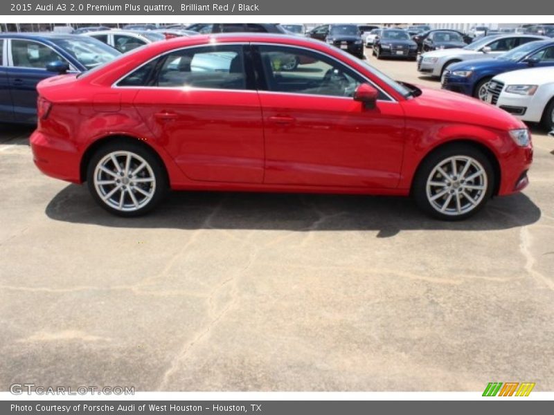 Brilliant Red / Black 2015 Audi A3 2.0 Premium Plus quattro