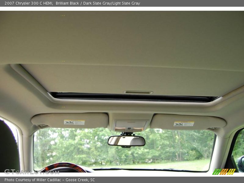 Brilliant Black / Dark Slate Gray/Light Slate Gray 2007 Chrysler 300 C HEMI