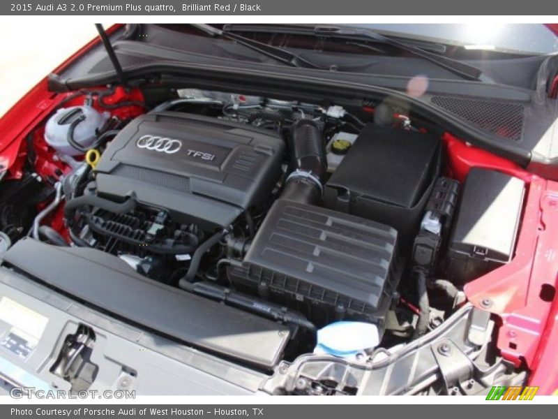 Brilliant Red / Black 2015 Audi A3 2.0 Premium Plus quattro