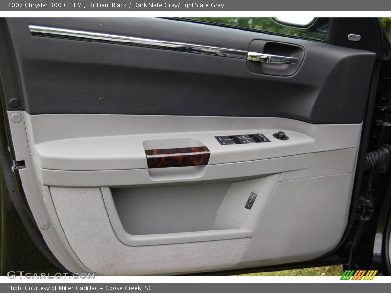 Brilliant Black / Dark Slate Gray/Light Slate Gray 2007 Chrysler 300 C HEMI