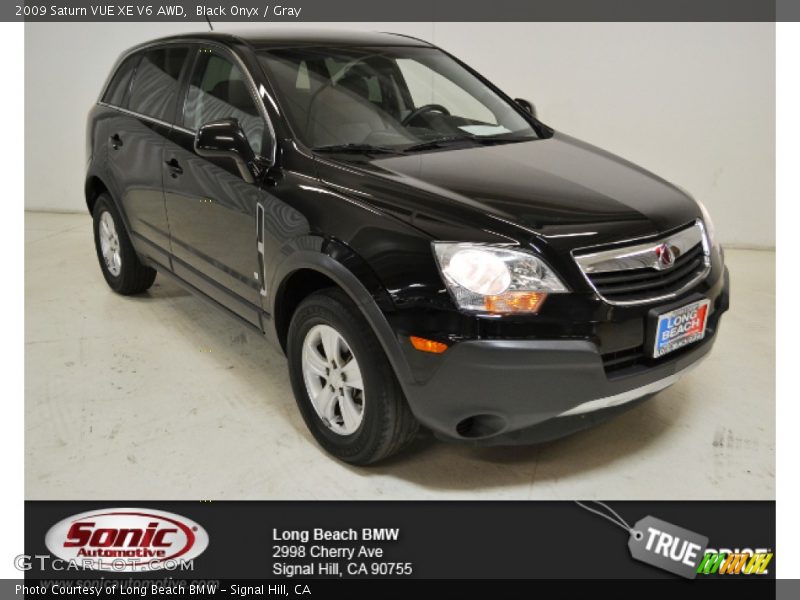 Black Onyx / Gray 2009 Saturn VUE XE V6 AWD