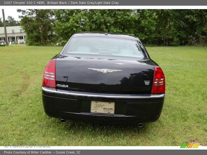 Brilliant Black / Dark Slate Gray/Light Slate Gray 2007 Chrysler 300 C HEMI