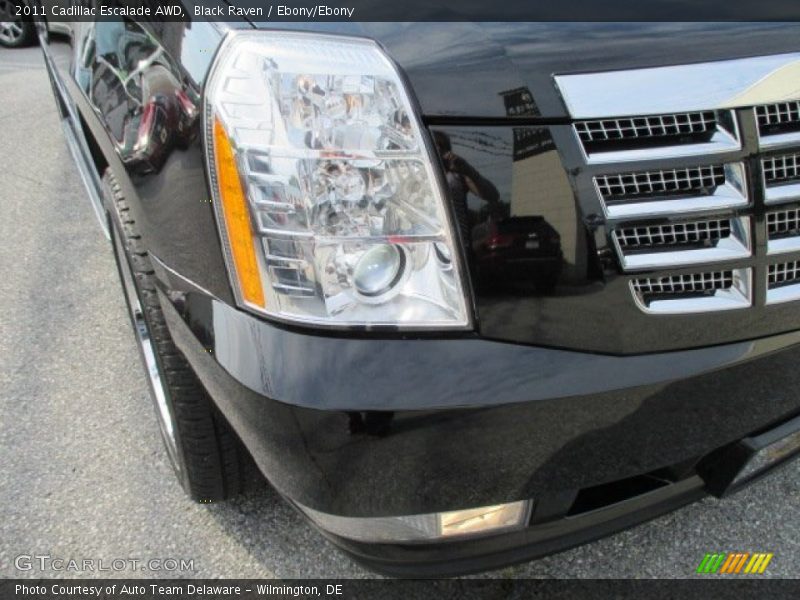 Black Raven / Ebony/Ebony 2011 Cadillac Escalade AWD
