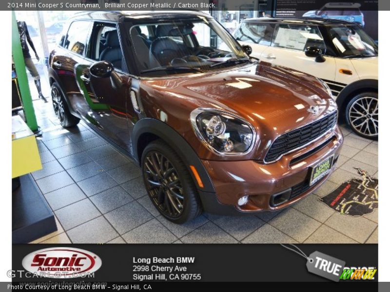 Brilliant Copper Metallic / Carbon Black 2014 Mini Cooper S Countryman