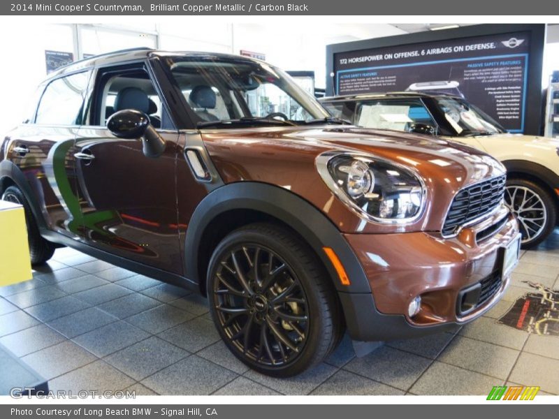Brilliant Copper Metallic / Carbon Black 2014 Mini Cooper S Countryman