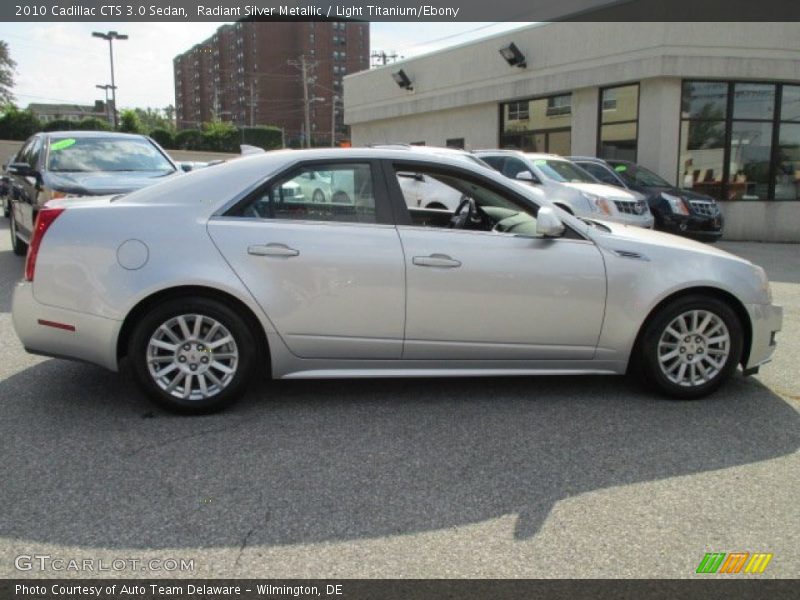 Radiant Silver Metallic / Light Titanium/Ebony 2010 Cadillac CTS 3.0 Sedan