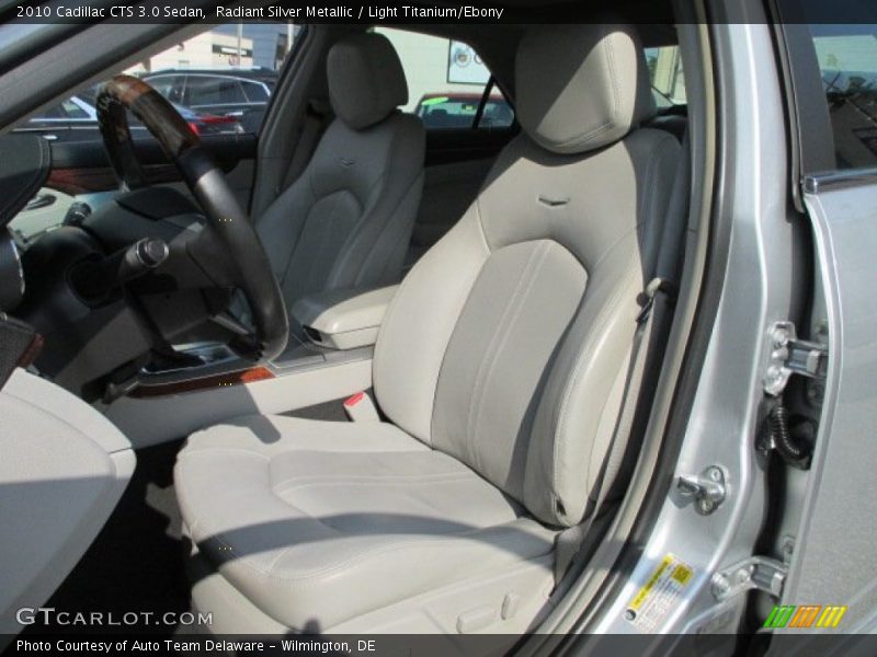 Radiant Silver Metallic / Light Titanium/Ebony 2010 Cadillac CTS 3.0 Sedan