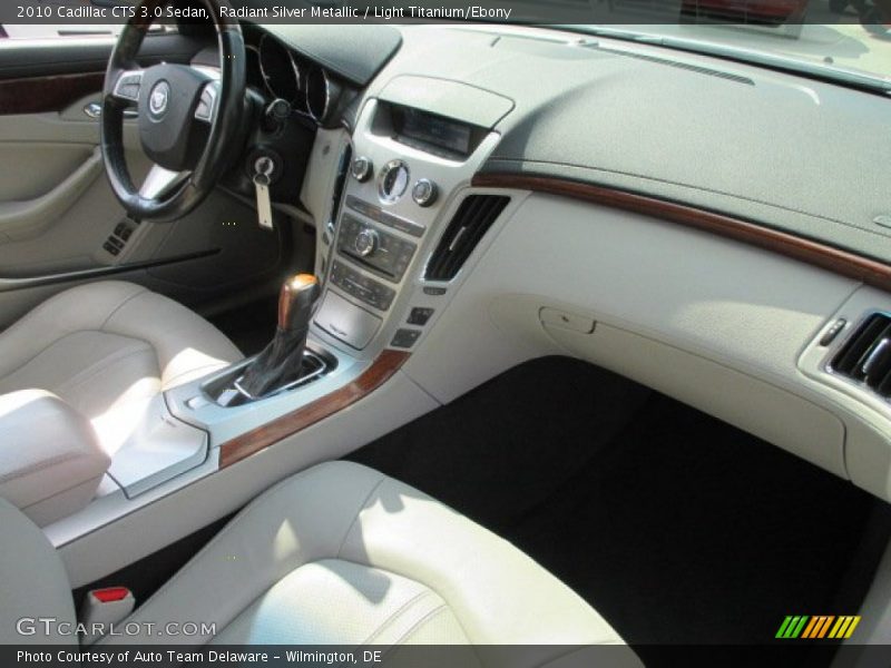 Radiant Silver Metallic / Light Titanium/Ebony 2010 Cadillac CTS 3.0 Sedan