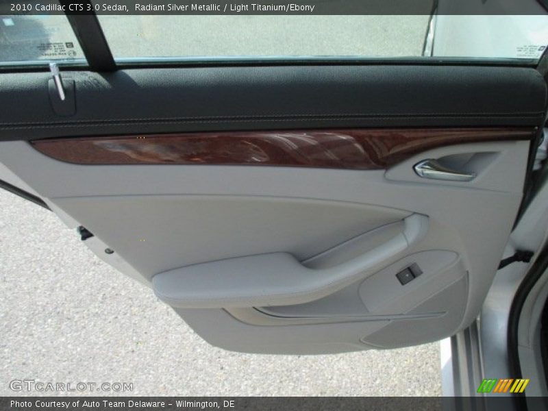 Radiant Silver Metallic / Light Titanium/Ebony 2010 Cadillac CTS 3.0 Sedan