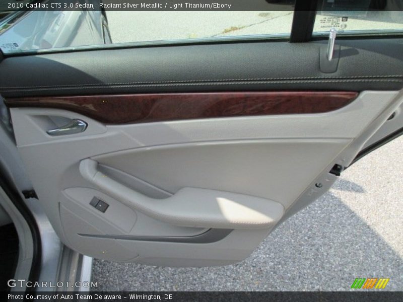 Radiant Silver Metallic / Light Titanium/Ebony 2010 Cadillac CTS 3.0 Sedan