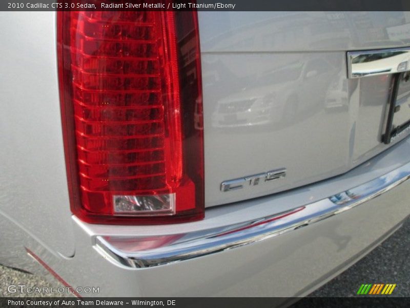 Radiant Silver Metallic / Light Titanium/Ebony 2010 Cadillac CTS 3.0 Sedan