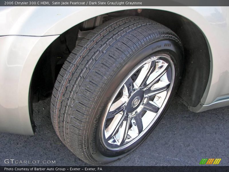 Satin Jade Pearlcoat / Dark Slate Gray/Light Graystone 2006 Chrysler 300 C HEMI