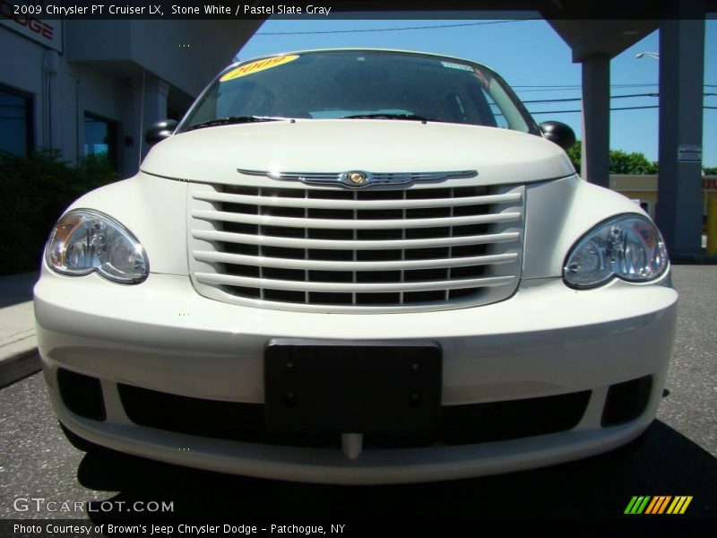 Stone White / Pastel Slate Gray 2009 Chrysler PT Cruiser LX