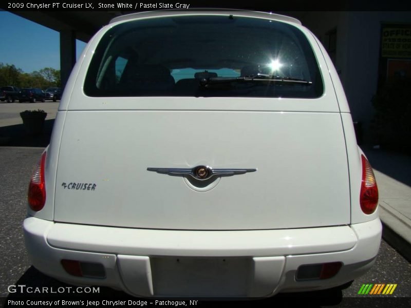 Stone White / Pastel Slate Gray 2009 Chrysler PT Cruiser LX