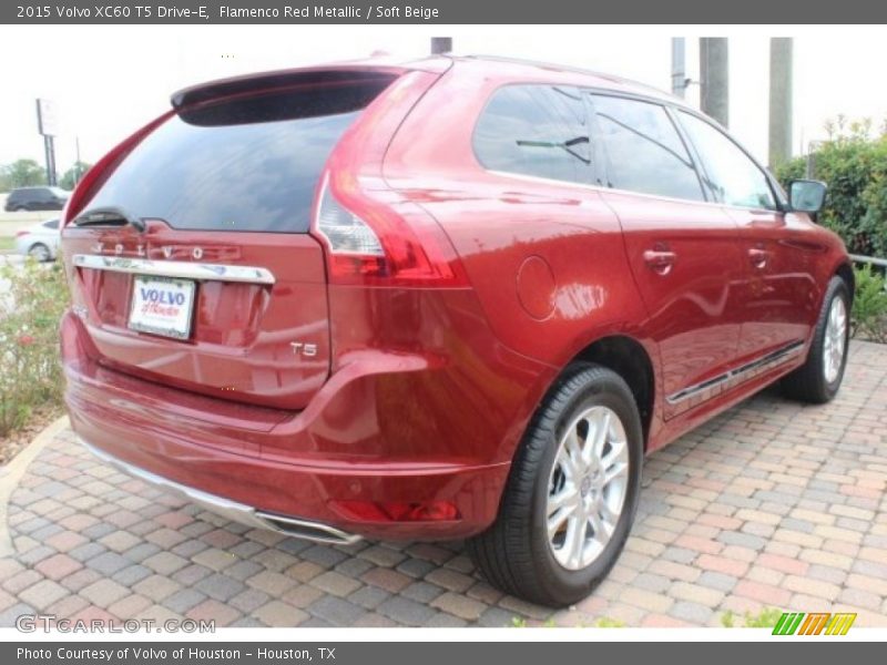 Flamenco Red Metallic / Soft Beige 2015 Volvo XC60 T5 Drive-E