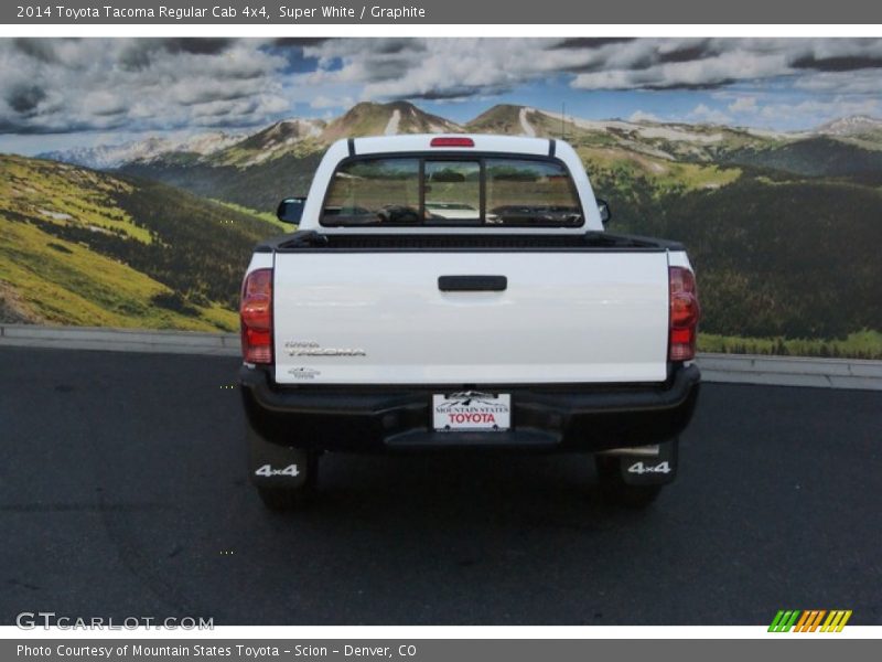 Super White / Graphite 2014 Toyota Tacoma Regular Cab 4x4