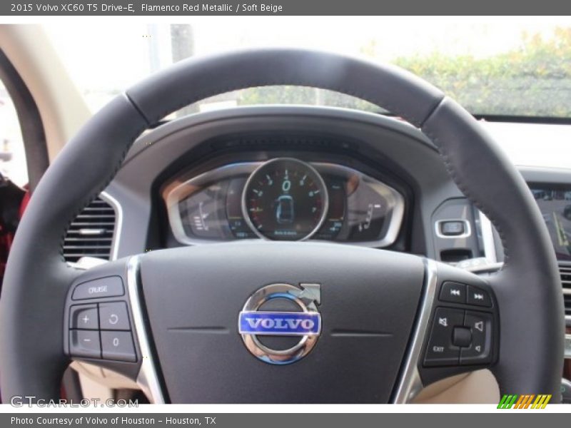 Flamenco Red Metallic / Soft Beige 2015 Volvo XC60 T5 Drive-E